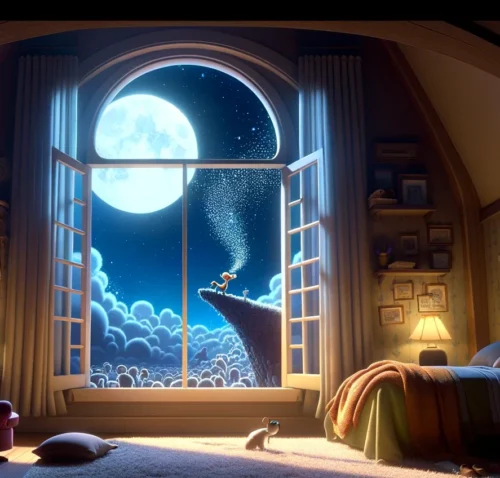 Sanfte Mondenergie bei Vollmond, tiefe Entspannung & erholsamer Schlaf durch Hypnose."